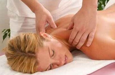 Treatment and massage for cervical osteochondrosis